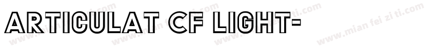 Articulat CF light字体转换